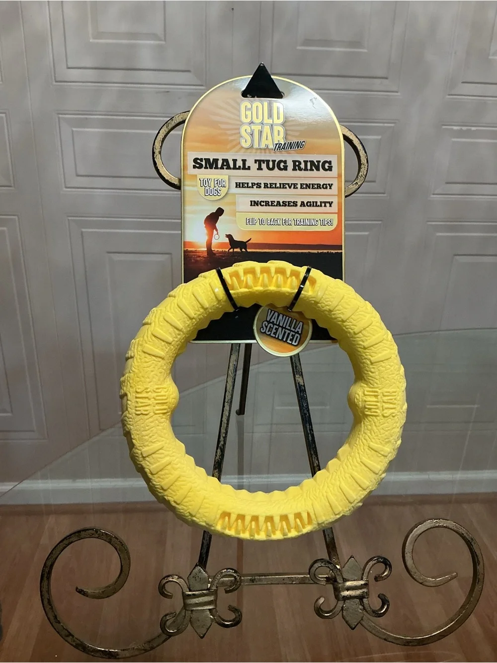Brand New Gold Start Small Tug Ring 6-inch Vanilla Scented